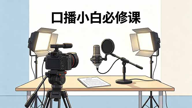 口播小白必修课：录像收音灯光设备+脚本撰写，搭专业级录制场景-米壳知道—知识分享平台