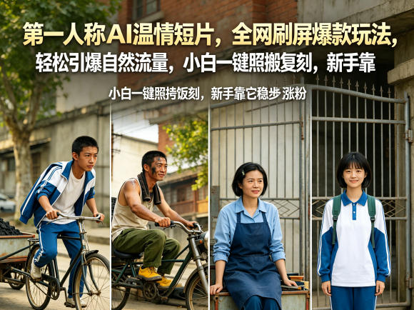 第一人称AI温情短片，全网刷屏爆款玩法，轻松引爆自然流量，小白一键照搬复刻，新手靠它稳步涨粉-米壳知道—知识分享平台