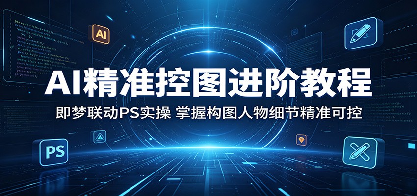 AI精准控图进阶教程：即梦联动PS实操，掌握构图人物细节精准可控-米壳知道—知识分享平台