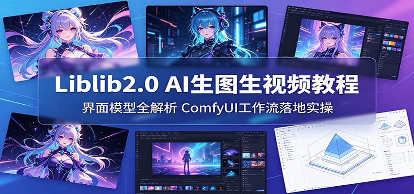 Liblib2.0 AI生图生视频教程：界面模型全解析，ComfyUI工作流落地实操-米壳知道—知识分享平台