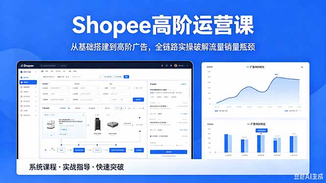 Shopee高阶运营课-2026年5月更新，从基础搭建到高阶广告，全链路实操破解流量销量瓶颈-米壳知道—知识分享平台