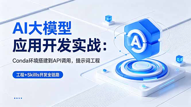 AI 大模型应用开发实战：Conda环境搭建到API调用，提示词工程+Skills开发全链路-米壳知道—知识分享平台