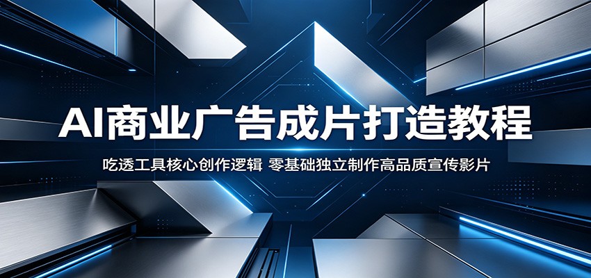 AI商业广告成片打造教程：吃透工具核心创作逻辑，零基础独立制作高品质宣传影片-米壳知道—知识分享平台