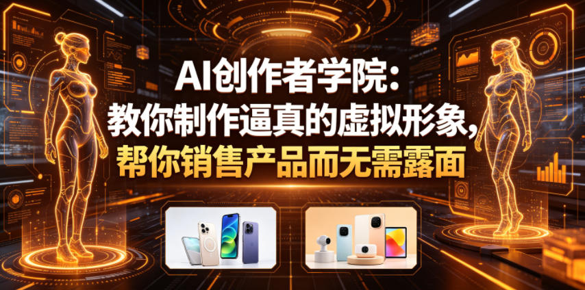 AI创作者学院：教你制作逼真的虚拟形象，帮你销售产品而无需露面【原创双语字幕】-米壳知道—知识分享平台