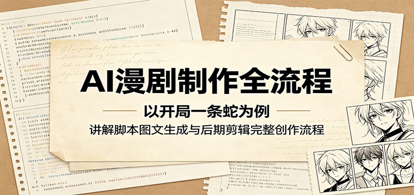 AI漫剧制作全流程：以开局一条蛇为例，讲解脚本图文生成与后期剪辑完整创作流程-米壳知道—知识分享平台
