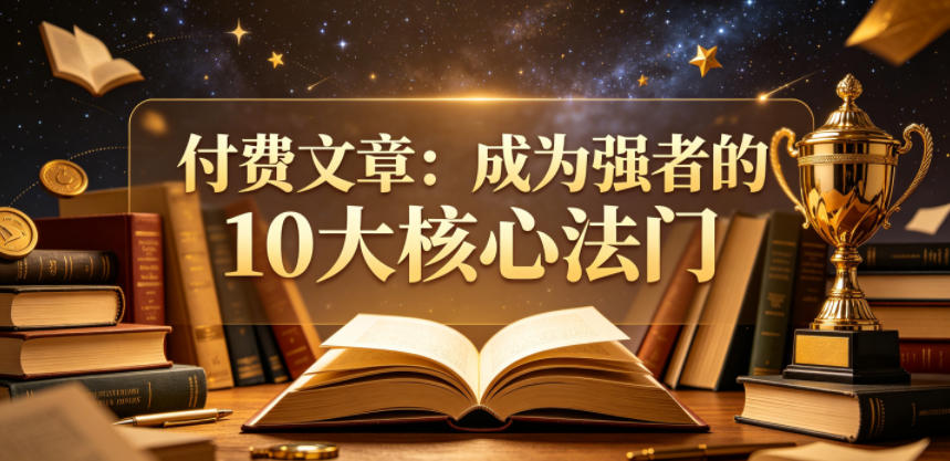 付费文章：成为强者的10大核心法门-米壳知道—知识分享平台