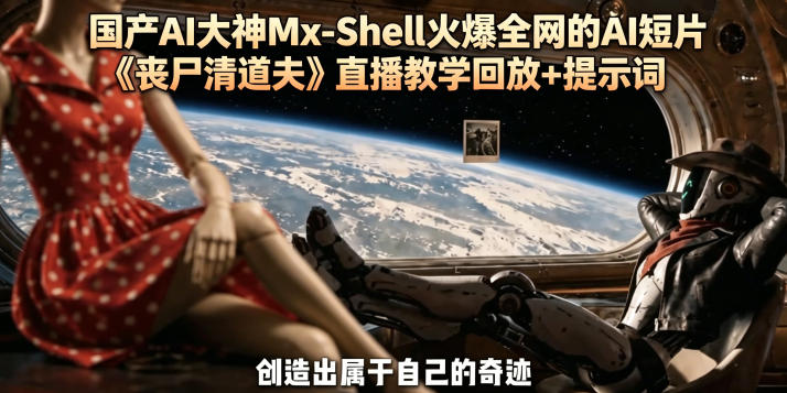 国产AI大神Mx-Shell火爆全网的AI短片《丧尸清道夫》直播教学回放+提示词-米壳知道—知识分享平台