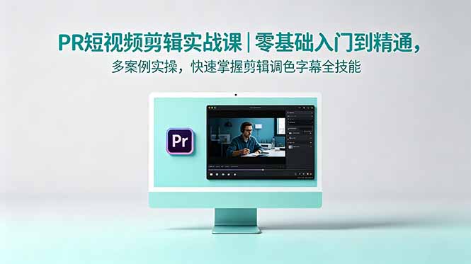 PR短视频剪辑实战课｜零基础入门到精通，多案例实操，快速掌握剪辑调色字幕全技能-米壳知道—知识分享平台