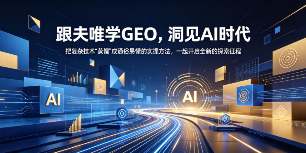 跟夫唯学GEO，洞见AI时代，把复杂技术“蒸馏”成通俗易懂的实操方法，一起开启全新的探索征程-米壳知道—知识分享平台