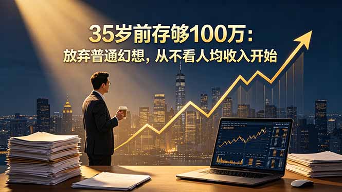 35岁前存够100万:放弃普通幻想,从不看人均收入开始-米壳知道—知识分享平台