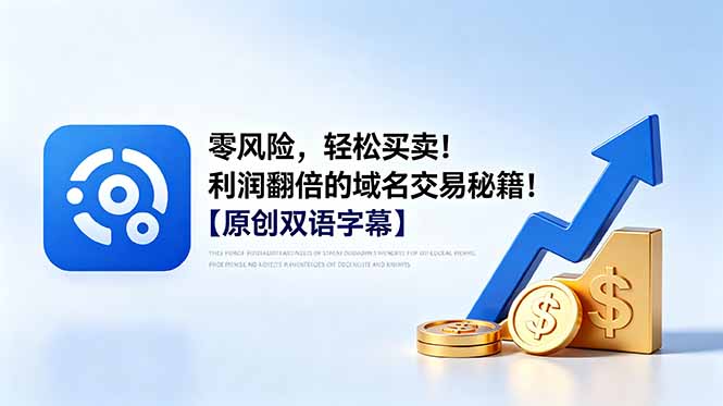 零风险，轻松买卖！利润翻倍的域名交易秘籍！【原创双语字幕】-米壳知道—知识分享平台