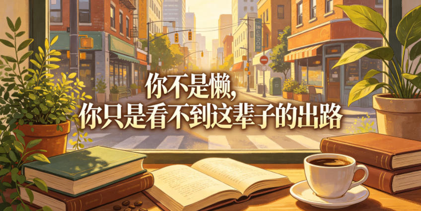 付费文章：你不是懒，你只是看不到这辈子的出路-米壳知道—知识分享平台