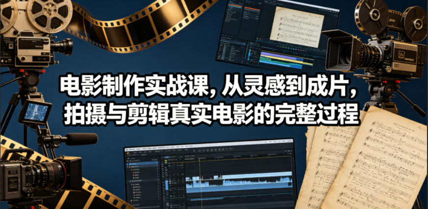 电影制作实战课,从灵感到成片,拍摄与剪辑真实电影的完整过程【原创双语字幕】-米壳知道—知识分享平台