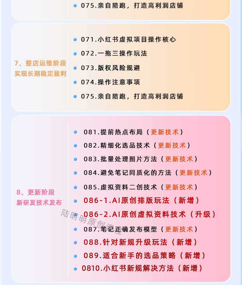 图片[4]-小红书虚拟项目特训班9.0，全面拥抱AI，批量产出原创PPT货源，单品/单店纯利润几万到几十W-米壳知道—知识分享平台