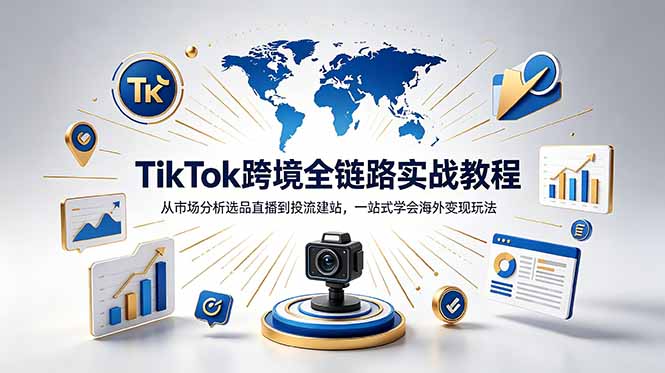 TikTok+独立站跨境基础全套教程，拆解平台盈利逻辑，新手从零跑通变现全流程-米壳知道—知识分享平台