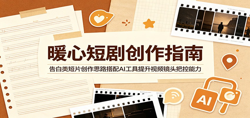 暖心短剧创作指南:告白类短片创作思路搭配AI工具提升视频镜头把控能力-米壳知道—知识分享平台