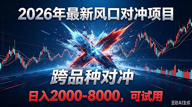 2026创业新风口！最新对冲！跨品种对冲！日收益2000-6000+-米壳知道—知识分享平台