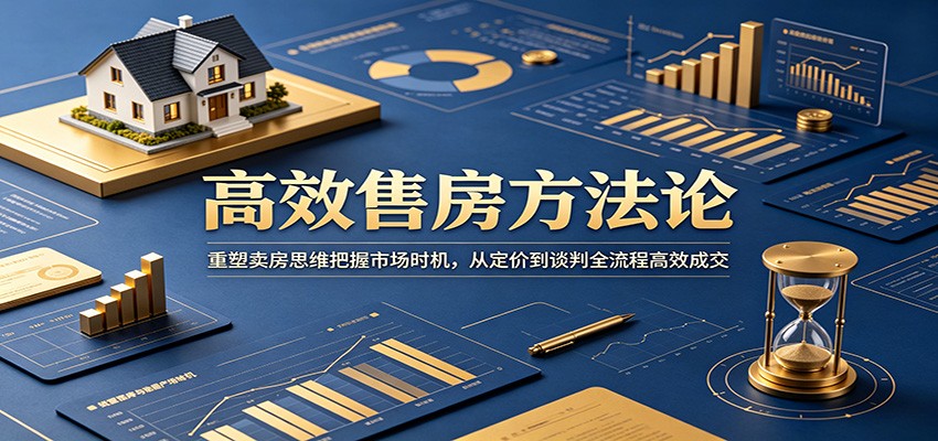 高效售房方法论：重塑卖房思维把握市场时机，从定价到谈判全流程高效成交-米壳知道—知识分享平台