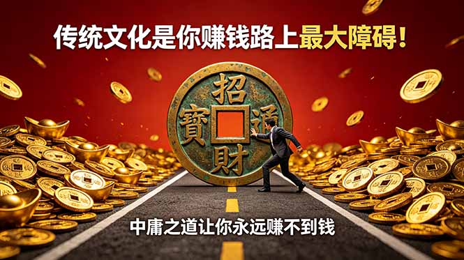 付费文章：传统文化是你赚钱路上最大障碍！中庸之道让你永远赚不到钱-米壳知道—知识分享平台
