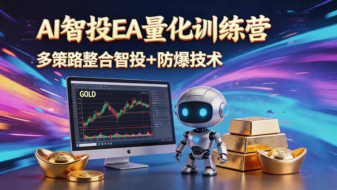 AI智投EA量化运营技术，自动化黄金操盘技术，小白也可以轻松上手日入1000+-米壳知道—知识分享平台