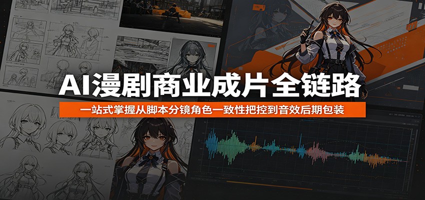 AI漫剧商业成片全链路：一站式掌握从脚本分镜角色一致性把控到音效后期包装-米壳知道—知识分享平台