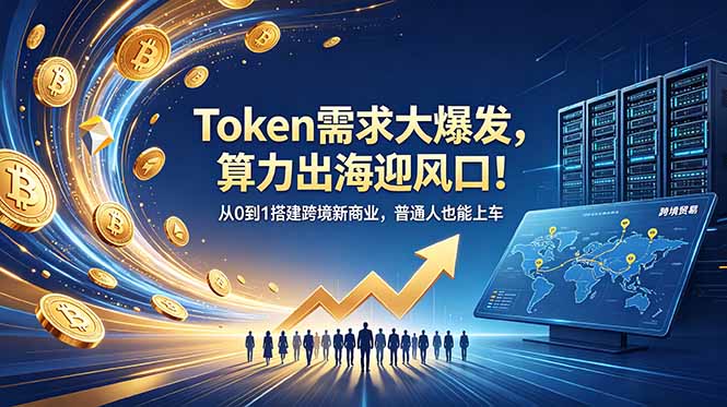 Token需求大爆发，算力出海迎风口！从0到1搭建跨境新商业，普通人也能上车-米壳知道—知识分享平台