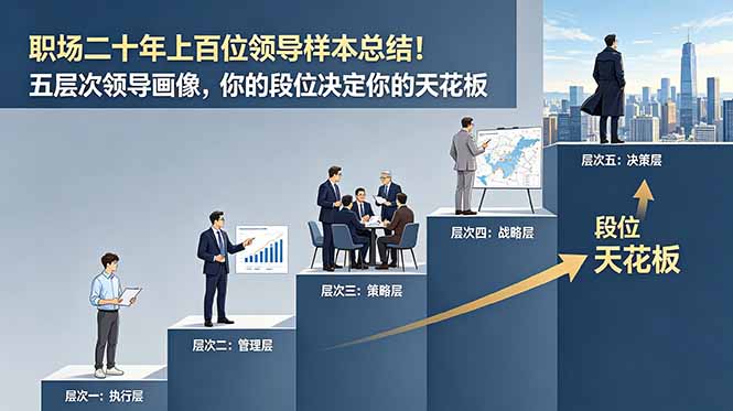付费文章：职场二十年上百位领导样本总结！五层次领导画像，你的段位决定你的天花板-米壳知道—知识分享平台