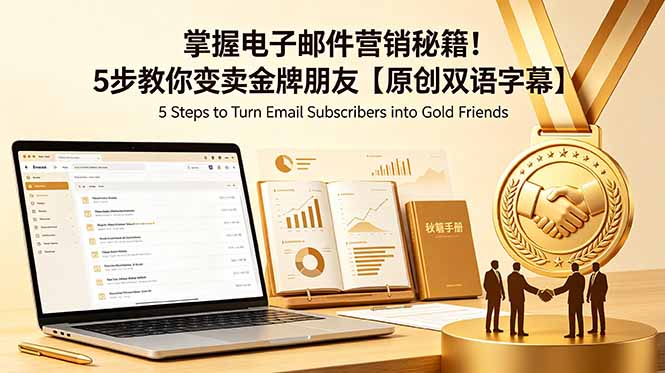 掌握电子邮件营销秘籍！5步教你变卖金牌朋友【原创双语字幕】-米壳知道—知识分享平台