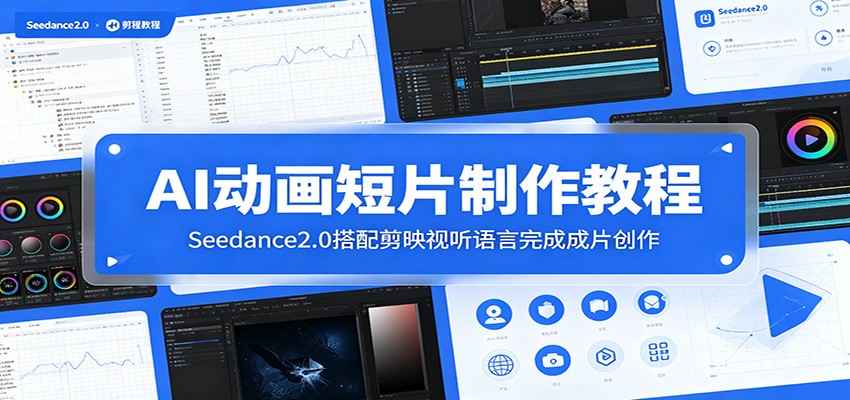 AI动画短片制作教程：Seedance2.0搭配剪映视听语言完成成片创作-米壳知道—知识分享平台