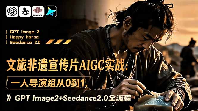 文旅非遗宣传片AIGC实战：一人导演组从0到1，GPT Image2+Seedance2.0全流程-米壳知道—知识分享平台