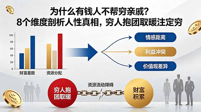 付费文章：为什么有钱人不帮穷亲戚？8个维度剖析人性真相，穷人抱团取暖注定穷-米壳知道—知识分享平台