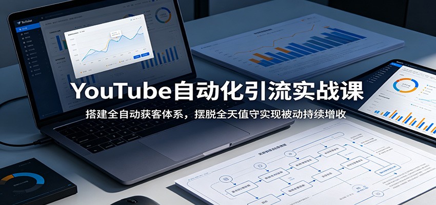 YouTube自动化引流实战课：搭建全自动获客体系，摆脱全天值守实现被动持续增收-米壳知道—知识分享平台