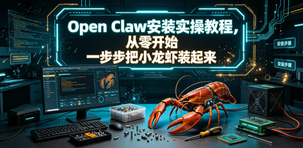 Open Claw安装实操教程，从零开始一步步一步步把小龙虾装起来-米壳知道—知识分享平台