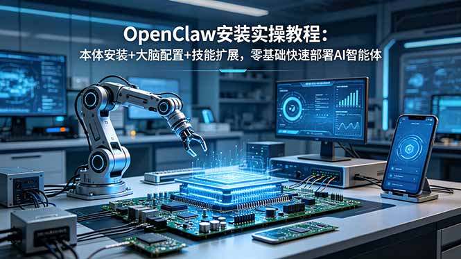 OpenClaw安装实操教程：本体安装+大脑配置+技能扩展，零基础快速部署AI智能体-米壳知道—知识分享平台