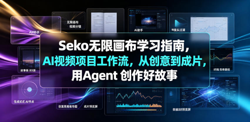 Seko无限画布学习指南，AI视频项目工作流，从创意到成片，用Agent 创作好故事-米壳知道—知识分享平台