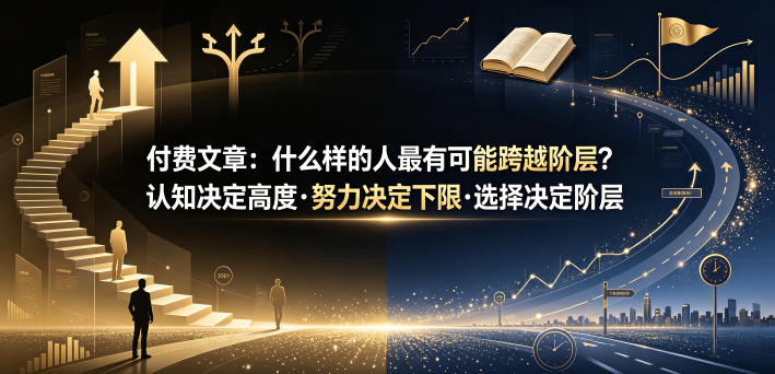 付费文章：什么样的人最有可能跨越阶层？认知决定高度·努力决定下限·选择决定阶层-米壳知道—知识分享平台