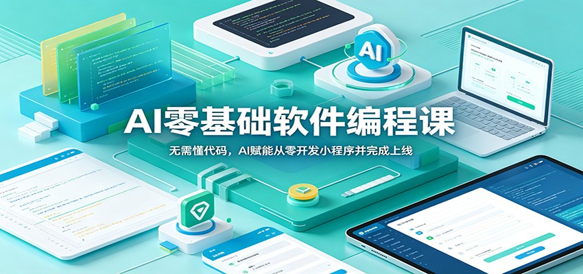 AI零基础软件编程课：无需懂代码，AI赋能从零开发小程序并完成上线-米壳知道—知识分享平台