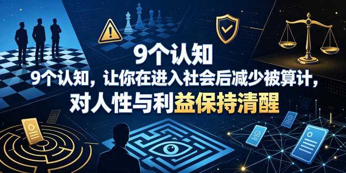 付费文章：9个认知，让你在进入社会后减少被算计，对人性与利益保持清醒-米壳知道—知识分享平台