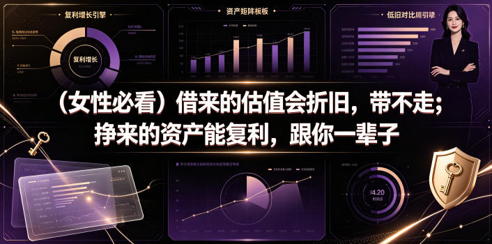 付费文章：(女性必看)借来的估值会折旧，带不走；挣来的资产能复利，跟你一辈子-米壳知道—知识分享平台