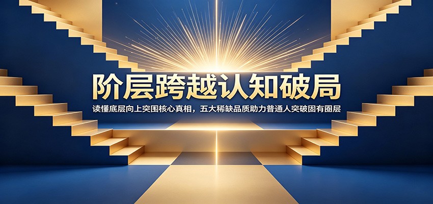 阶层跨越认知破局：读懂底层向上突围核心真相，五大稀缺品质助力普通人突破固有圈层-米壳知道—知识分享平台