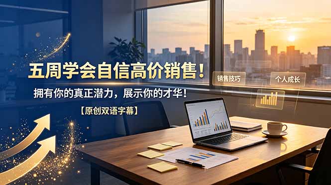 五周学会自信高价销售！拥有你的真正潜力，展示你的才华！【原创双语字幕】-米壳知道—知识分享平台