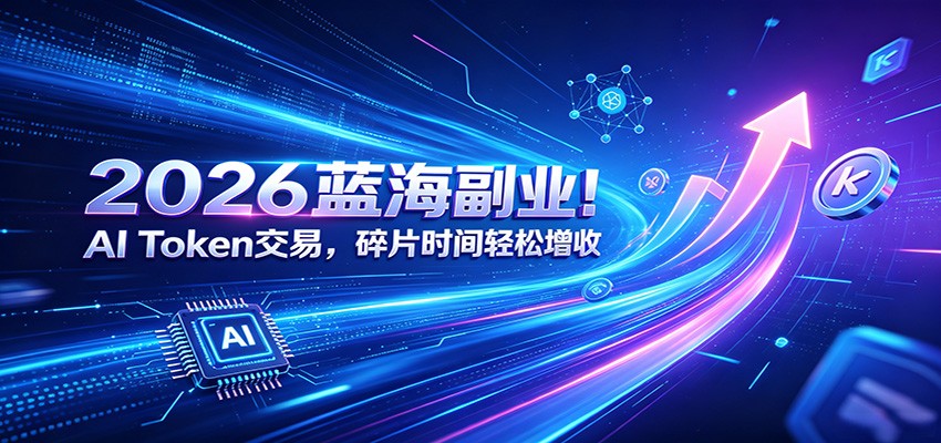 2026蓝海副业！AI Token交易，碎片时间轻松增收-米壳知道—知识分享平台