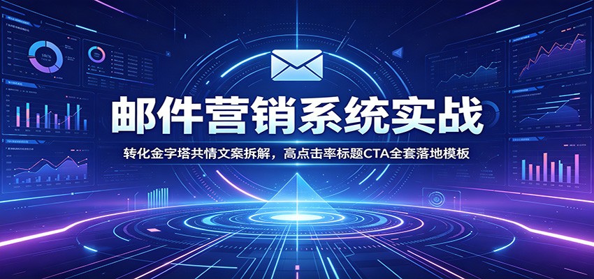 邮件营销系统实战：转化金字塔共情文案拆解，高点击率标题CTA全套落地模板-米壳知道—知识分享平台