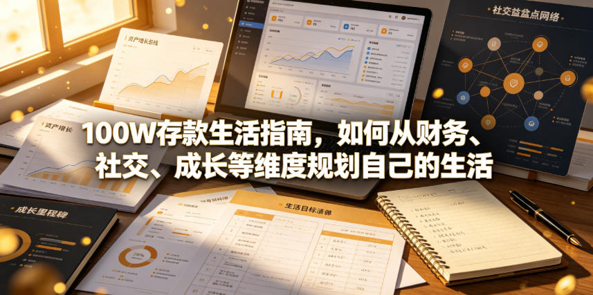 付费文章：100W存款生活指南，如何从财务、社交、成长等维度规划自己的生活-米壳知道—知识分享平台