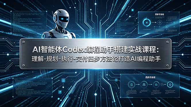 AI智能体Codex编程助手搭建实战课程：理解-规划-执行-交付四步方法论打造AI编程助手-米壳知道—知识分享平台