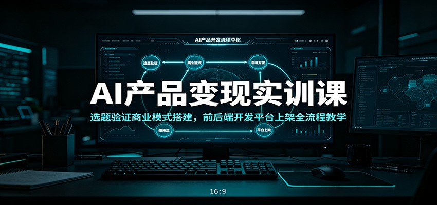 AI产品变现实训课:选题验证商业模式搭建,前后端开发平台上架全流程教学-米壳知道—知识分享平台