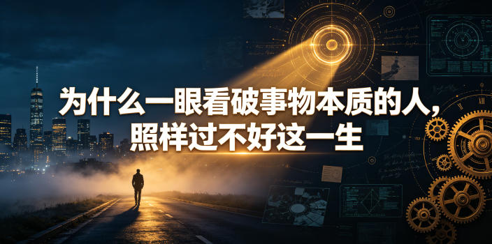 付费文章：为什么一眼看破事物本质的人，照样过不好这一生-米壳知道—知识分享平台