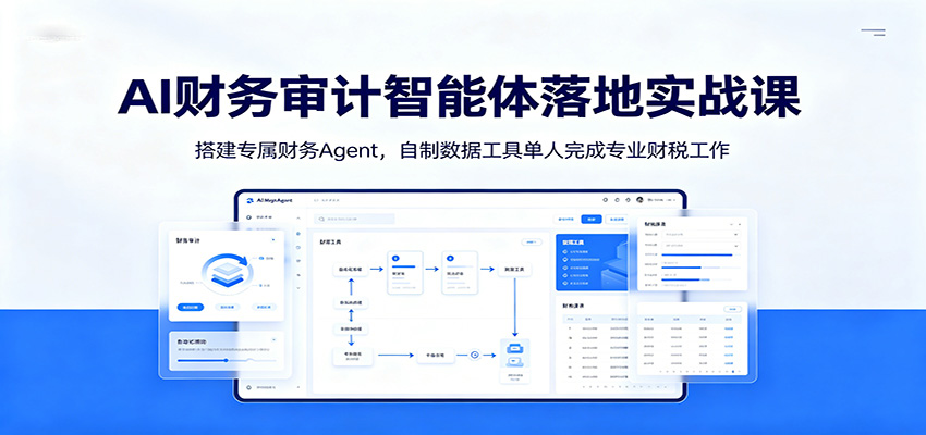 AI财务审计智能体落地实战课：搭建专属财务Agent，自制数据工具单人完成专业财税工作-米壳知道—知识分享平台