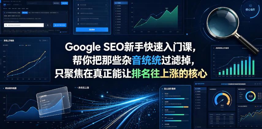 Google SEO新手快速入门课，帮你把那些杂音统统过滤掉，只聚焦在真正能让排名往上涨的核心动作【原创双语字幕】-米壳知道—知识分享平台