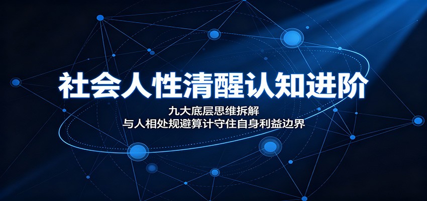 社会人性清醒认知进阶：九大底层思维拆解，与人相处规避算计守住自身利益边界-米壳知道—知识分享平台
